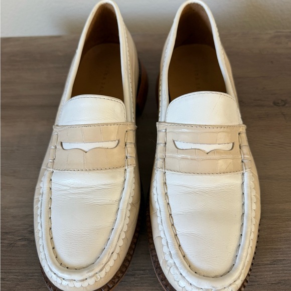 Freda Salvador Elba Leather Loafers 10 - Picture 2 of 6